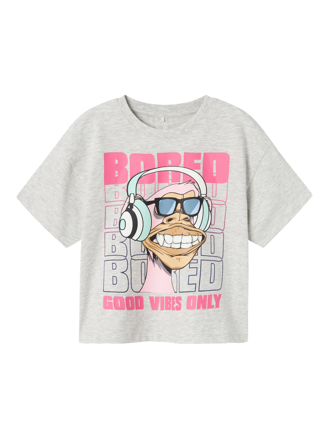 NKFATTA T-Shirts & Tops - Light Grey Melange